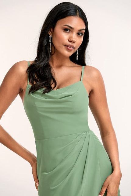 Robe De Soirée En Mousseline - gallery 3
