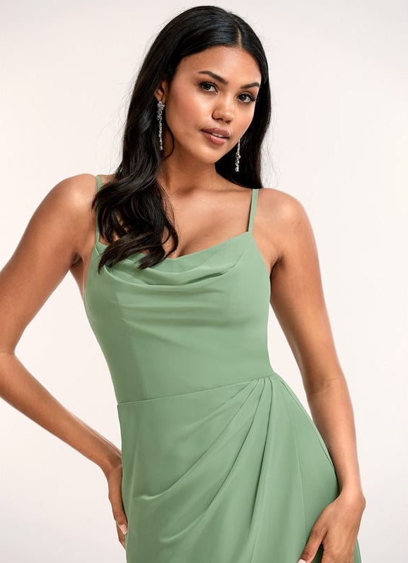 Robe De Soirée En Mousseline - gallery 3