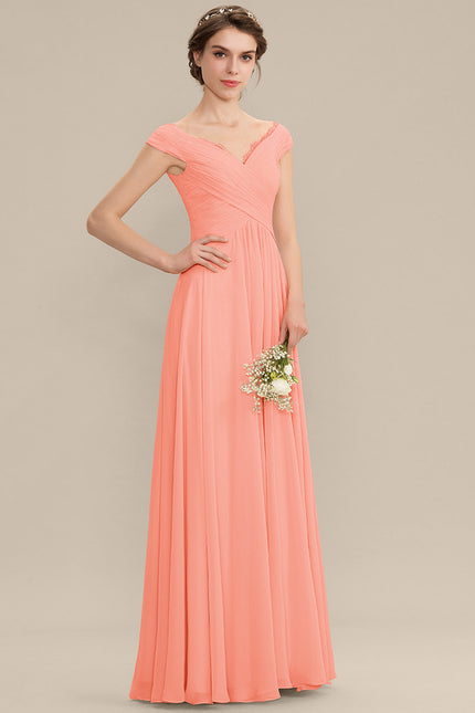 Robe de Soirée Corail Flottant - gallery 3