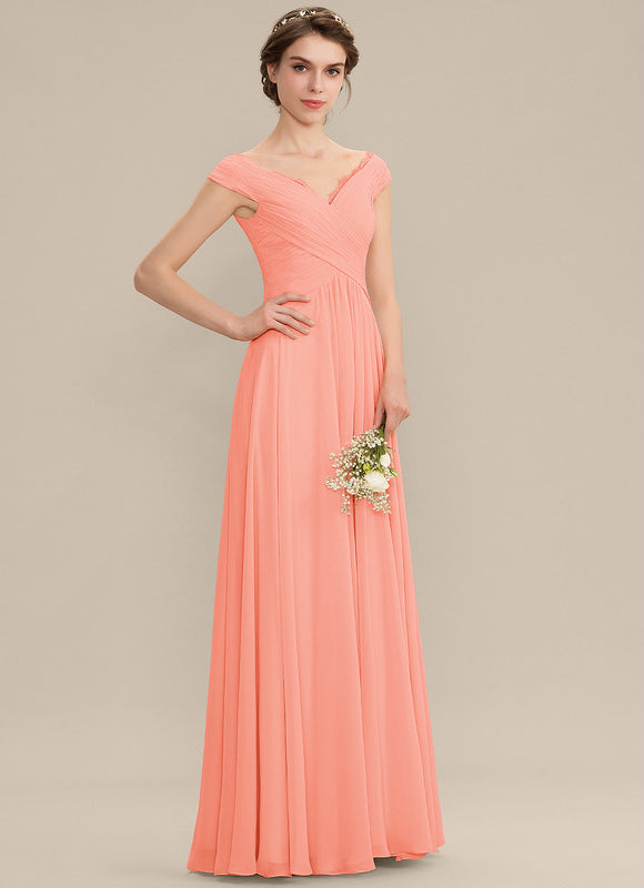 Robe de Soirée Corail Flottant - gallery 3