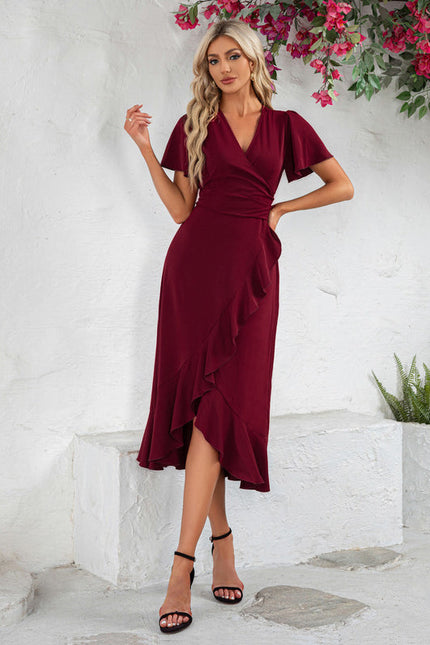 Robe de Soirée Chic Plissé Asymétrique - gallery 5
