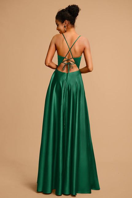 Robe de Soirée Satin Éclairée - gallery 2
