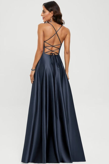 Robe de Soirée Satin Éclairée - gallery 4