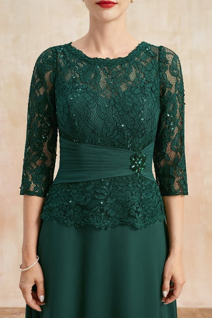 Robe De Soirée En Dentelle Africaine - gallery 6