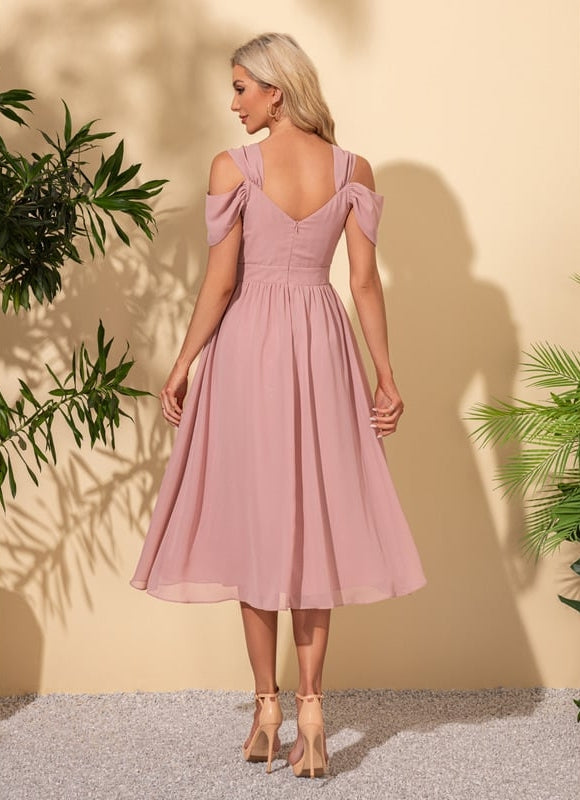 Robe de Soirée Vert Pastel Élégante - gallery 4