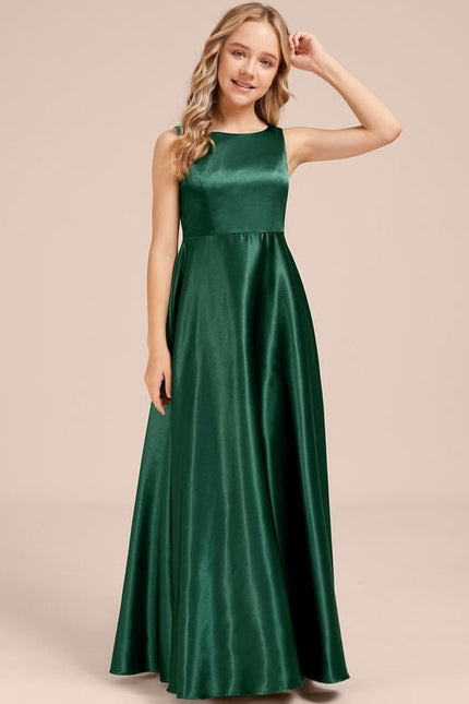 Robe de Soirée Satinée Enfantine - gallery 1
