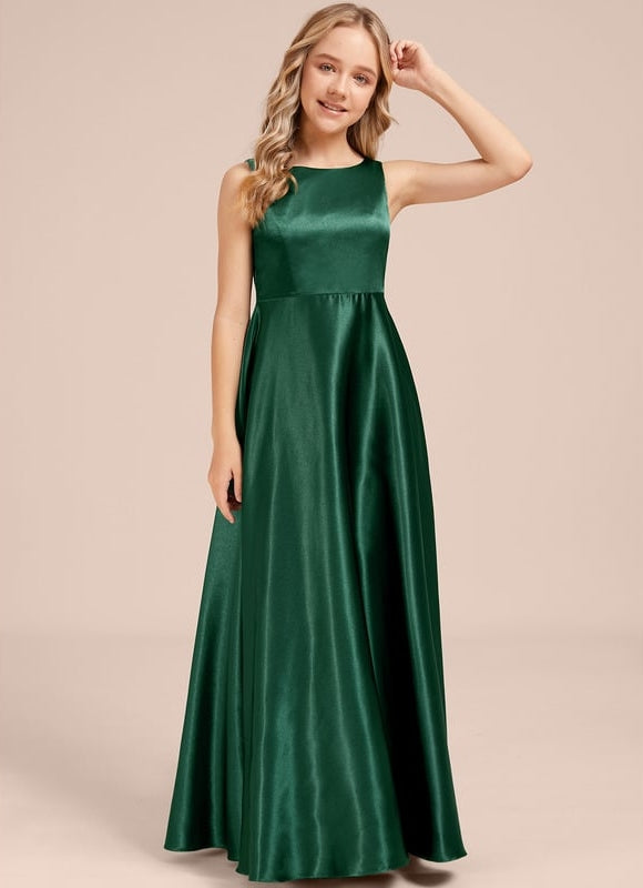 Robe de Soirée Satinée Enfantine - gallery 1