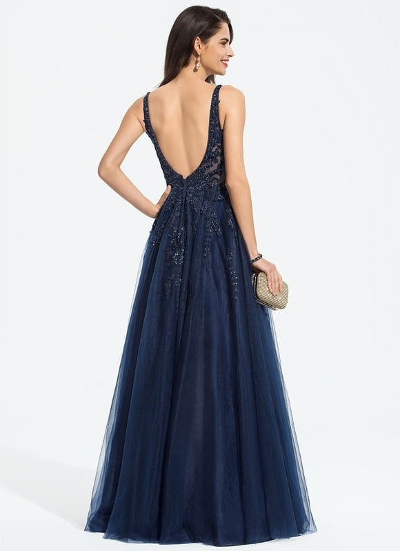 Robe de Soirée Sérénité Nocturne - gallery 4