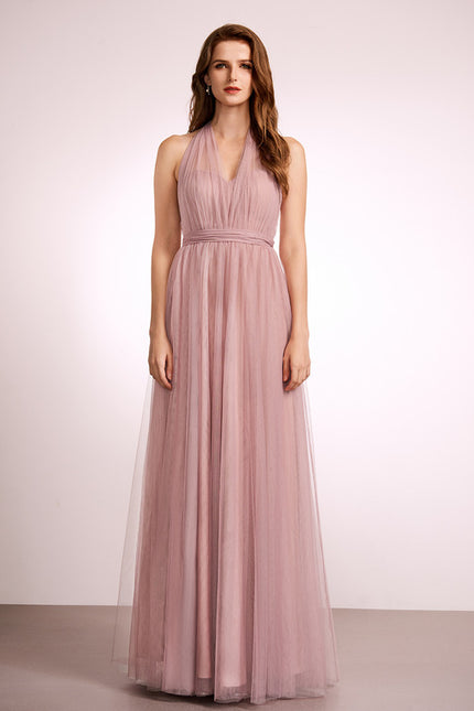 Robe de Soirée Douceur Poudrée - gallery 1