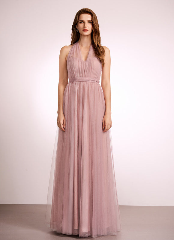 Robe de Soirée Douceur Poudrée - gallery 1