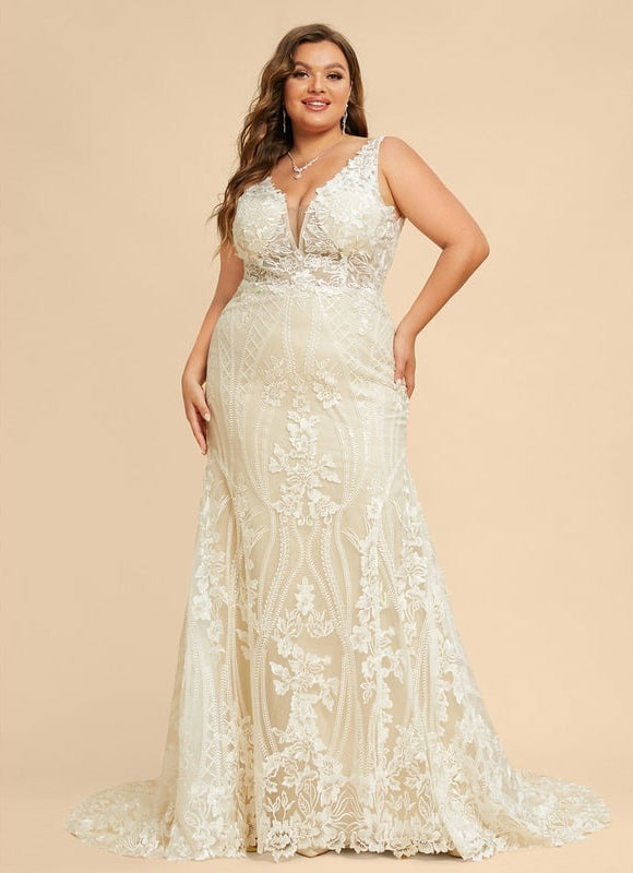 Robe de Soirée Sirène Tulle - gallery 7