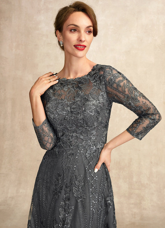 Robe de Soirée Élégance Charbon - gallery 7