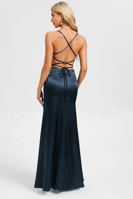 Robe de Soirée Satin Nuit - gallery 4