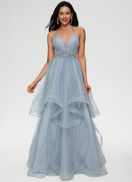 Robe de Soirée Céleste Tulle