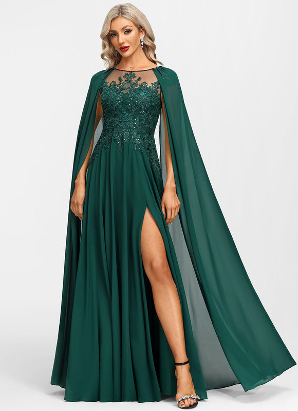 Robe de Soirée Illusion Étoilée