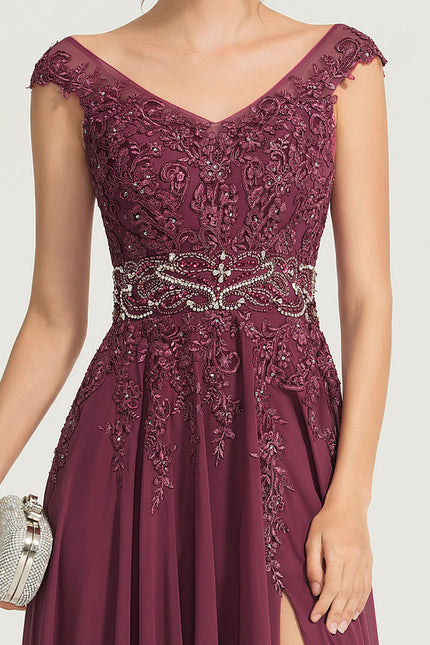 Robe de Soirée Éclat Rubis Flottant - gallery 7