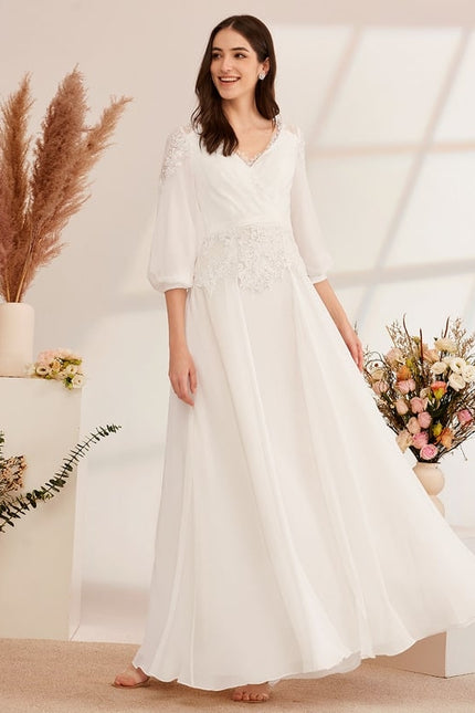 Robe de Soirée Fluide Éthérée - gallery 5