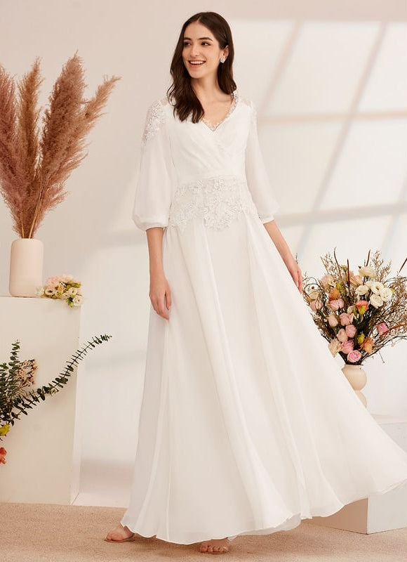 Robe de Soirée Fluide Éthérée - gallery 5