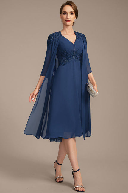 Robe de Soirée Bleu Étoilé - gallery 3