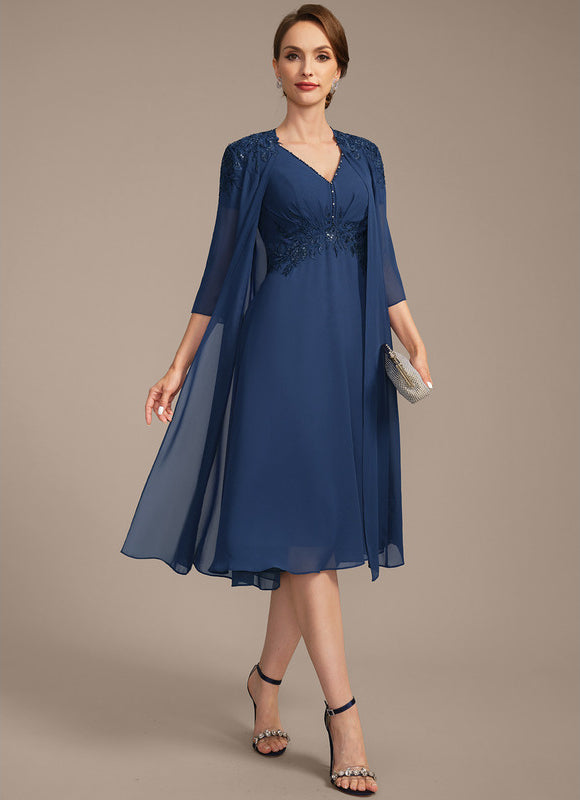 Robe de Soirée Bleu Étoilé - gallery 3
