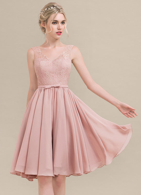 Robe de Soirée Rêve De Rose Poudrée