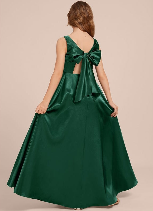 Robe de Soirée Satinée Enfantine - gallery 4