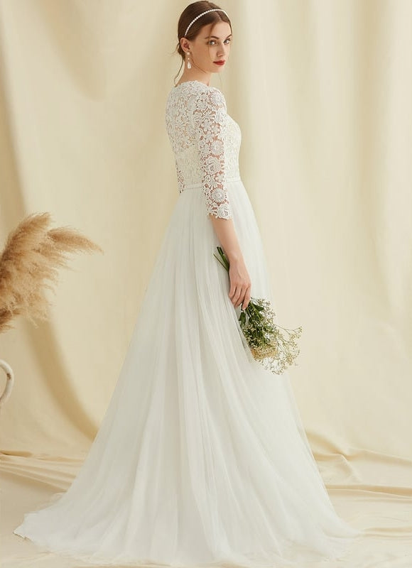 Robe de Soirée Éclat De Dentelle - gallery 4