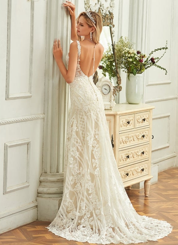Robe de Soirée Sirène Tulle