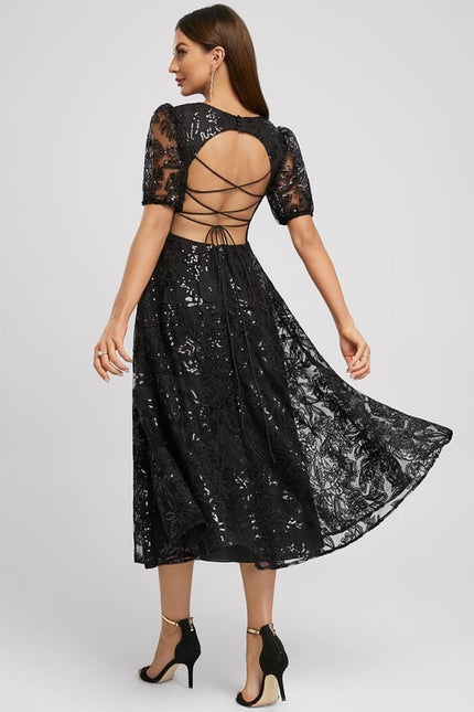 Robe de Soirée Ballet Sombre Magnifique - gallery 2