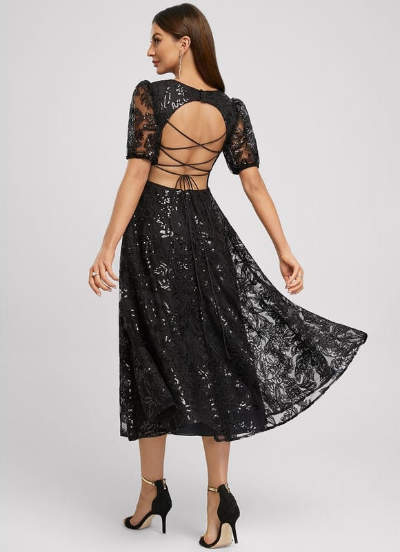 Robe de Soirée Ballet Sombre Magnifique - gallery 2