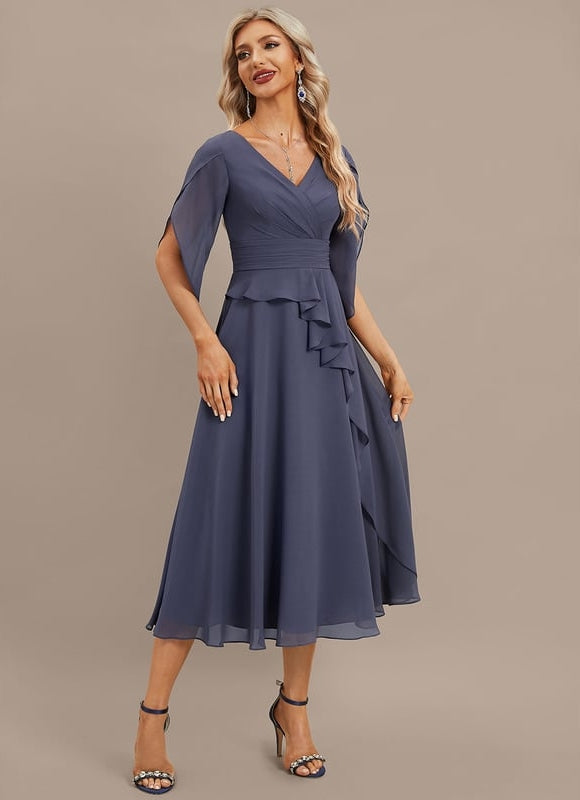 Robe de Soirée Vague Opaline - gallery 4