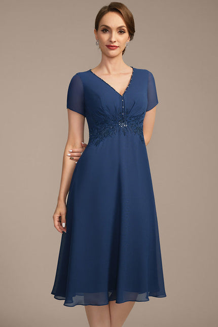 Robe de Soirée Bleu Étoilé - gallery 5