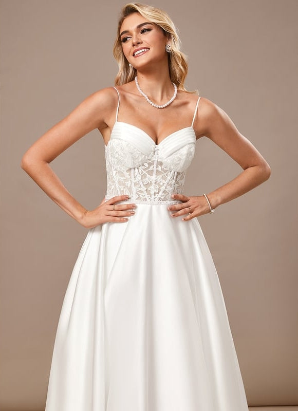 Robe de Soirée Satinée Classique - gallery 5