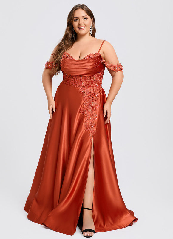 Robe de Soirée Éclat Cuivré - gallery 9