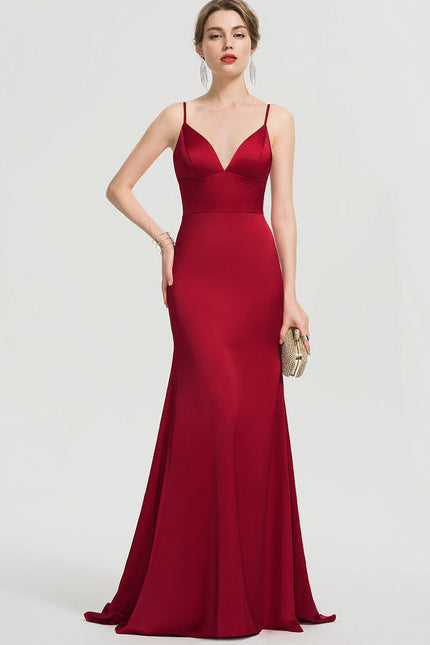 Robe de Soirée Rouge Étoile Ardent
