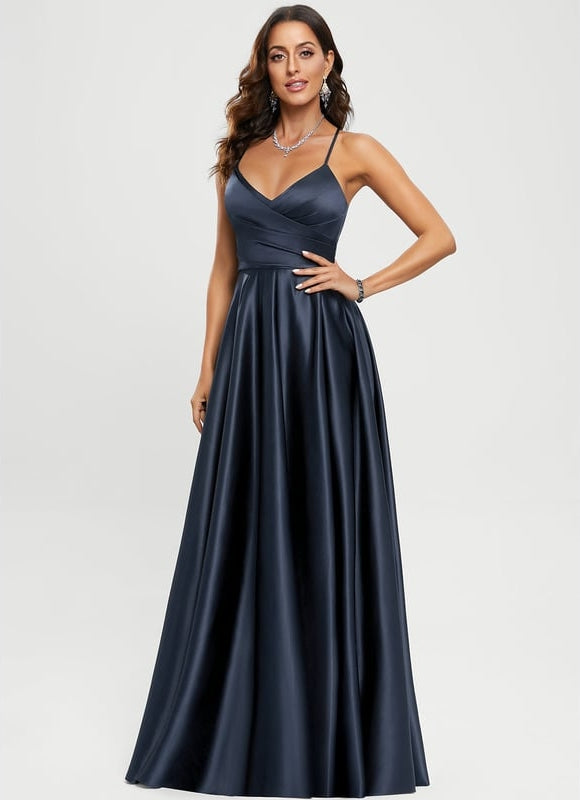 Robe de Soirée Satin Éclairée - gallery 1