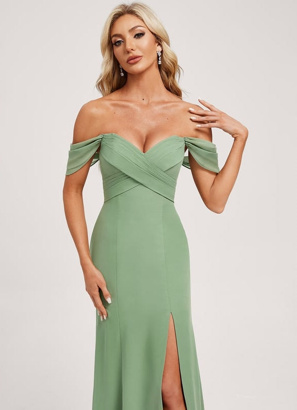 Robe de Soirée Vert Élégance - gallery 5