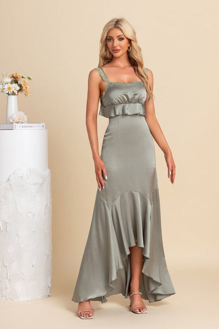 Robe de Soirée Satinée Moderne - gallery 3