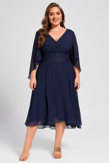 Robe de Soirée Aérienne Plissée - gallery 9
