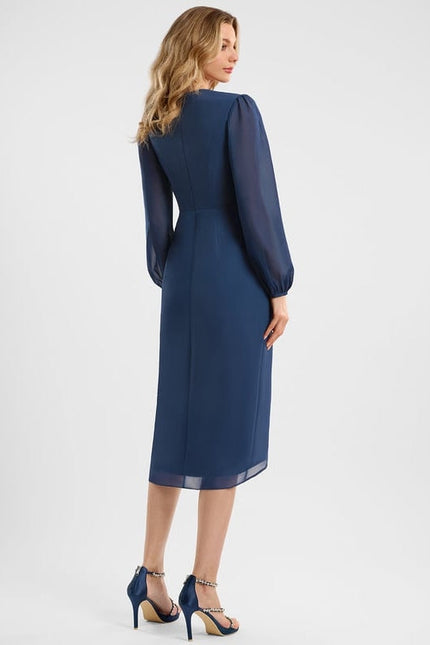 Robe de Soirée Mousseline Frisée - gallery 4