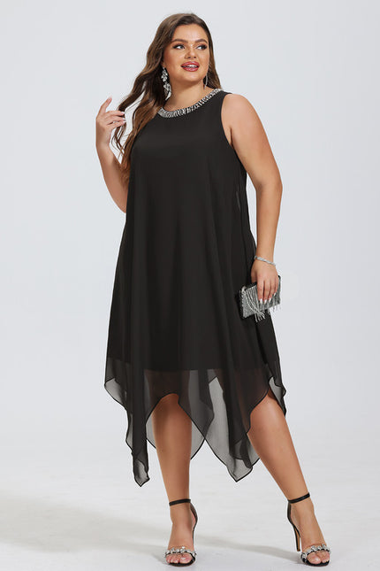 Robe de Soirée Aérienne Ébène - gallery 7