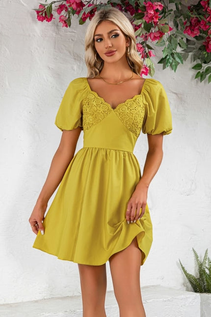 Robe de Soirée Jaune Poudrée - gallery 1