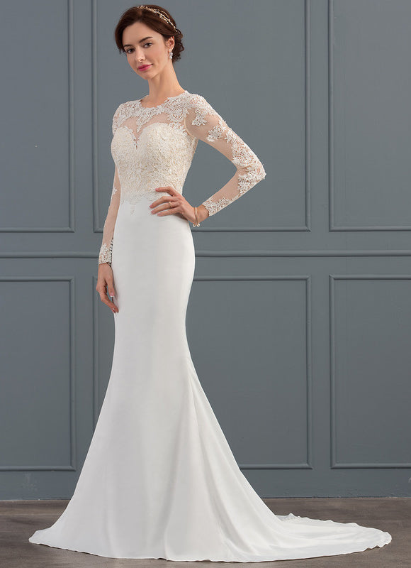 Robe de Soirée De Dentelle Satinée