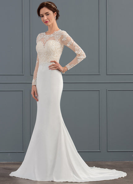 Robe de Soirée De Dentelle Satinée