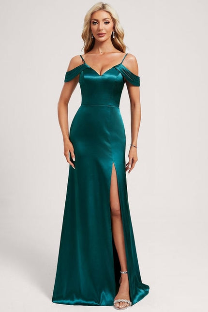 Robe de Soirée Satin Flamme