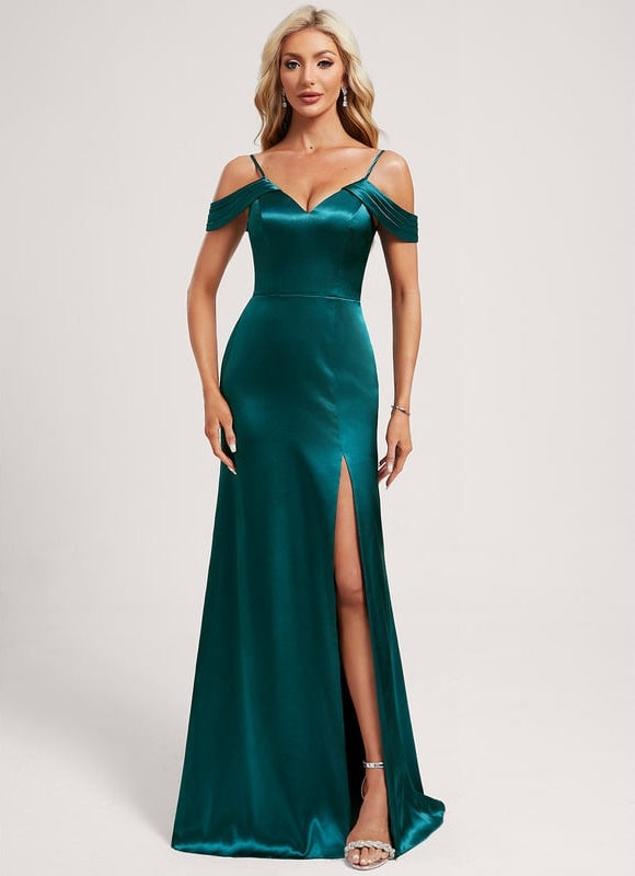 Robe de Soirée Satin Flamme