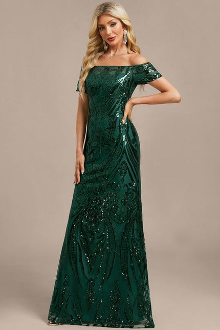 Robe de Soirée Éblouissante Émeraude - gallery 3