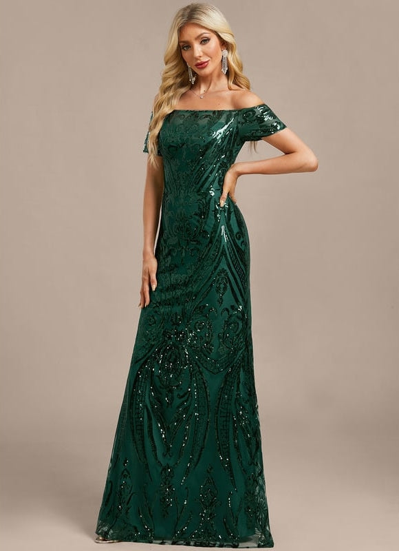 Robe de Soirée Éblouissante Émeraude - gallery 3