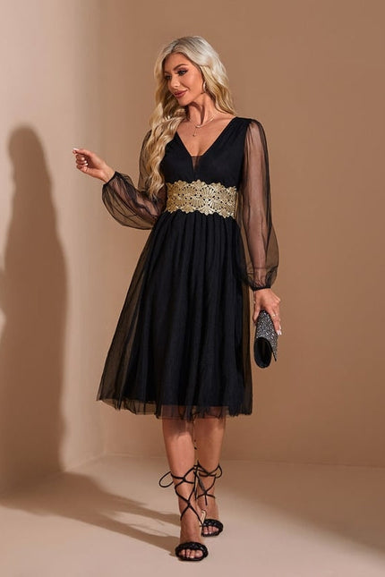 Robe de Soirée Tulle Élégante - gallery 3