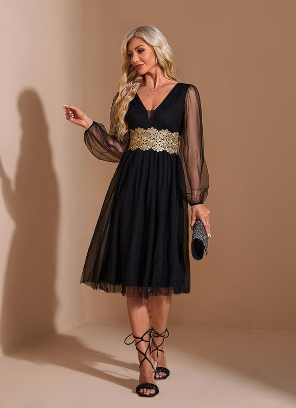 Robe de Soirée Tulle Élégante - gallery 3